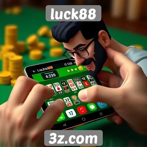 Experiência do usuário no Luck88 em dispositivos móveis